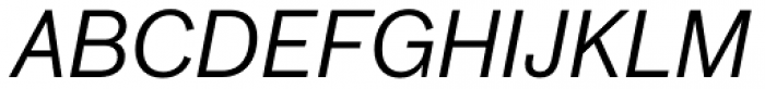 FF Bau Std Regular Italic Font UPPERCASE