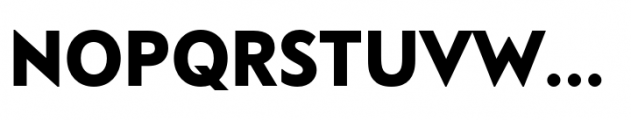 FF Bauer Grotesk Paneuropean Bold Font UPPERCASE