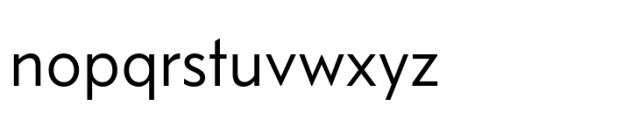 FF Bauer Grotesk Paneuropean Regular Font LOWERCASE