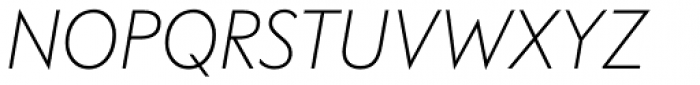FF Bauer Grotesk Pro Light Italic Font UPPERCASE