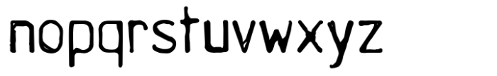 FF Boomshanker Std Solid Regular Font LOWERCASE