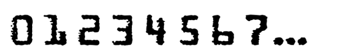 FF Burokrat Std One Regular Font OTHER CHARS