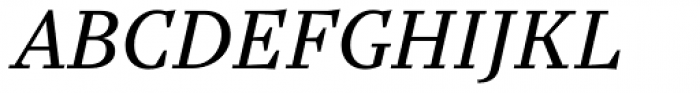 FF Casus Book Italic Font UPPERCASE