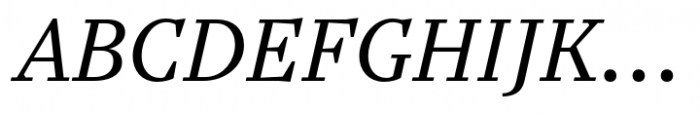 FF Casus Regular Italic Font UPPERCASE