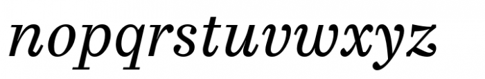 FF Casus Regular Italic Font LOWERCASE