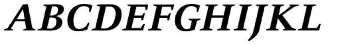 FF Celeste Small Text OT Bold Italic Font UPPERCASE