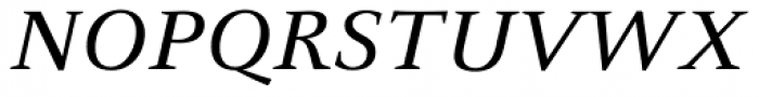 FF Celeste Small Text Pro Regular Italic SC Font UPPERCASE