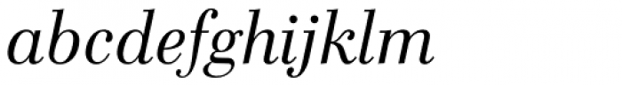 FF Cellini Pro Italic Font LOWERCASE