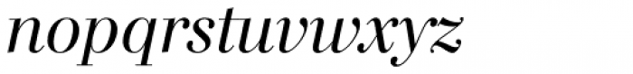 FF Cellini Pro Titling Regular Italic Font LOWERCASE