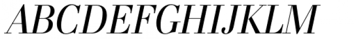 FF Cellini Std Titling Regular Italic Font UPPERCASE
