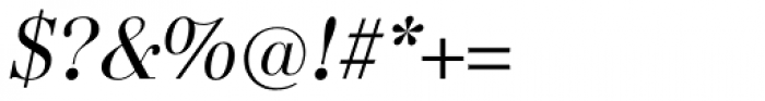 FF Cellini Titling Pro Italic Font OTHER CHARS
