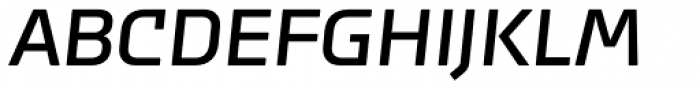 FF Chambers Sans OT Bold Italic Font UPPERCASE
