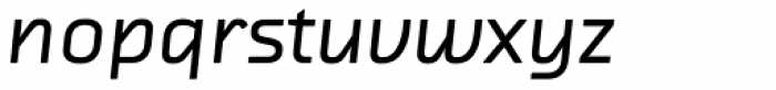 FF Chambers Sans Pro Medium Italic Font LOWERCASE