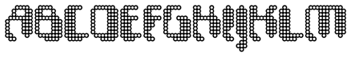FF Chemo Std Bubble Dot Regular Font UPPERCASE