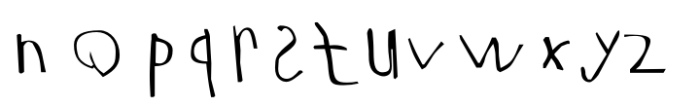 FF Child's Play Pro Age Five Regular Font LOWERCASE