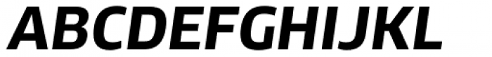FF Clan OT Bold Italic Font UPPERCASE