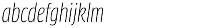 FF Clan OT Cond Book Italic Font LOWERCASE