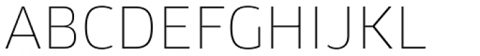 FF Clan OT Thin Font UPPERCASE