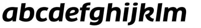 FF Clan OT Wide Bold Italic Font LOWERCASE