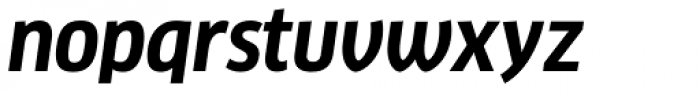 FF Clan Pro Narrow Bold Italic Font LOWERCASE