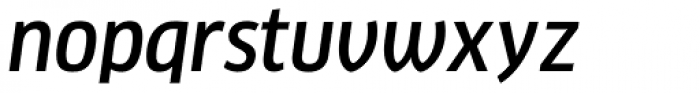 FF Clan Pro Narrow Medium Italic Font LOWERCASE