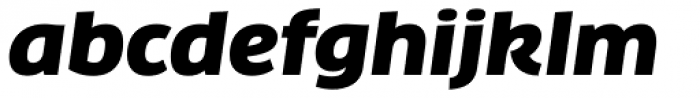 FF Clan Pro Wide Black Italic Font LOWERCASE