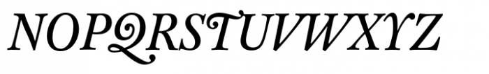 FF Clifford Eighteen Regular Italic Font UPPERCASE