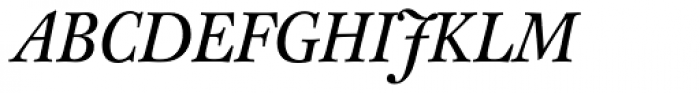 FF Clifford OT Eighteen Italic Font UPPERCASE
