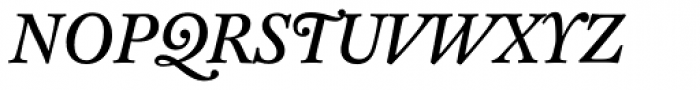 FF Clifford OT Nine Italic Font UPPERCASE