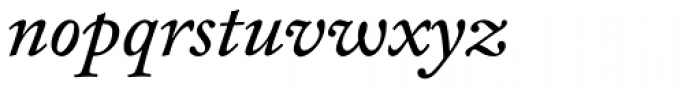 FF Clifford OT Nine Italic Font LOWERCASE