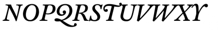 FF Clifford OT Six Italic Font UPPERCASE