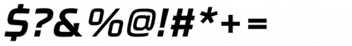 FF Cube OT Bold Italic Font OTHER CHARS