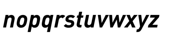 FF DIN Paneuropean Bold Italic Font LOWERCASE
