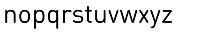 FF DIN Round Regular Font LOWERCASE