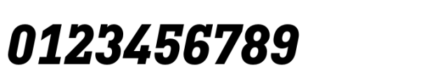 FF DIN Slab Black Italic Font OTHER CHARS