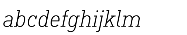 FF DIN Slab Light Italic FONT