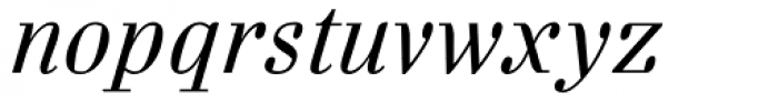 FF Danubia Italic Font LOWERCASE