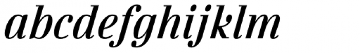 FF Danubia OT Bold Italic Font LOWERCASE