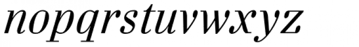 FF Danubia OT Italic Font LOWERCASE