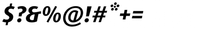 FF Dax OT Bold Italic Font OTHER CHARS