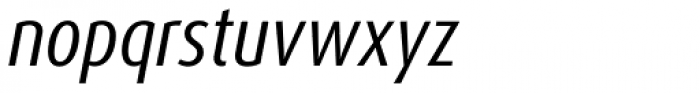 FF Dax OT Cond Italic Font LOWERCASE