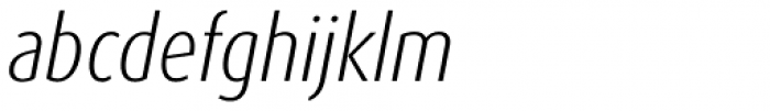 FF Dax OT Cond Light Italic Font LOWERCASE