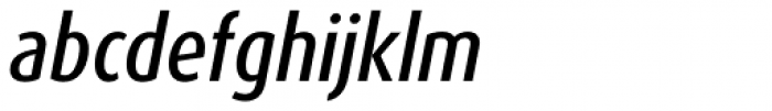 FF Dax OT Cond Medium Italic Font LOWERCASE