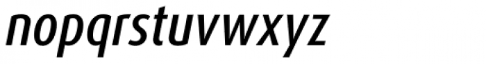 FF Dax OT Cond Medium Italic Font LOWERCASE