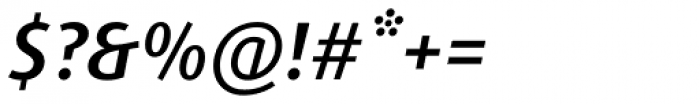 FF Dax OT Medium Italic Font OTHER CHARS