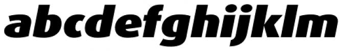 FF Dax OT Wide Black Italic Font LOWERCASE