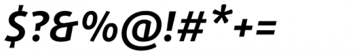 FF Daxline OT Bold Italic Font OTHER CHARS
