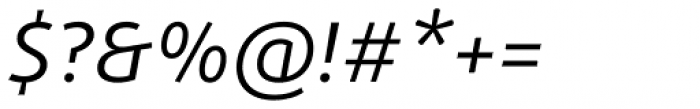 FF Daxline OT Italic Font OTHER CHARS