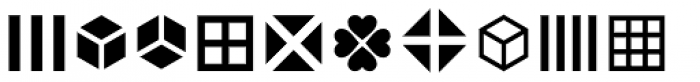 FF Dingbats 2 Mixed Form Font LOWERCASE