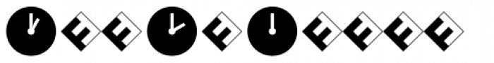 FF Dingbats 2 Numbers Font OTHER CHARS